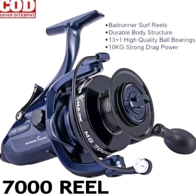 // Terlaris Reel Pancing Sougayilang Burning Shark 7000 One Way 13+1Bb //