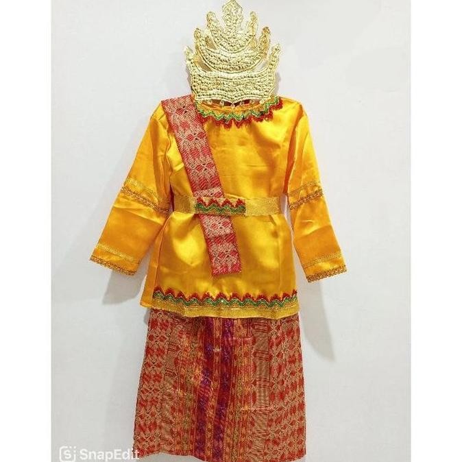 Baju Adat Batak Mandailing Anak Perempuan Tk Sd / Baju Adat Batak Dan Bulang