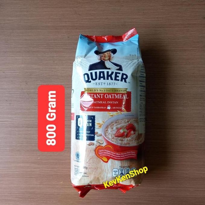 

Quaker Oat Instant Oatmeal Sereal 800Gram Merah 800 Gram Bpom Terbaru