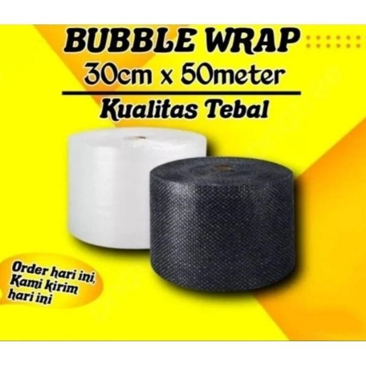 

Bubble Wrap Roll Ukuran 30Cm X 50Meter Plastik Gelembung Pak