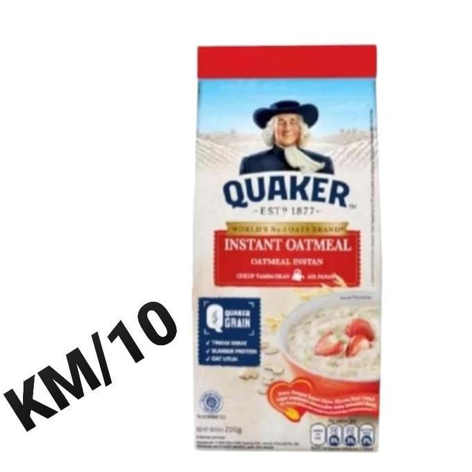 

Quaker Instan (Km) Oatmeal 200Gr 1Box Isi 5 Pcs Best Seller