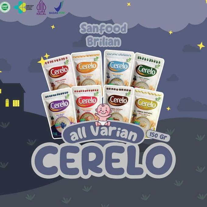 

Sanfood Cerelo Milky 150Gr Sereal Oatmeal Susu Promo