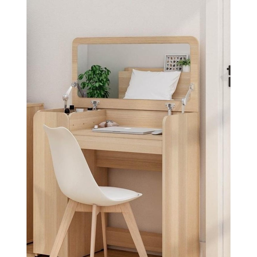 Meja Belajar Kerja Rias Cermin 80Cm Kecil Minimalis Simple Bandung Original Dan Terpercaya