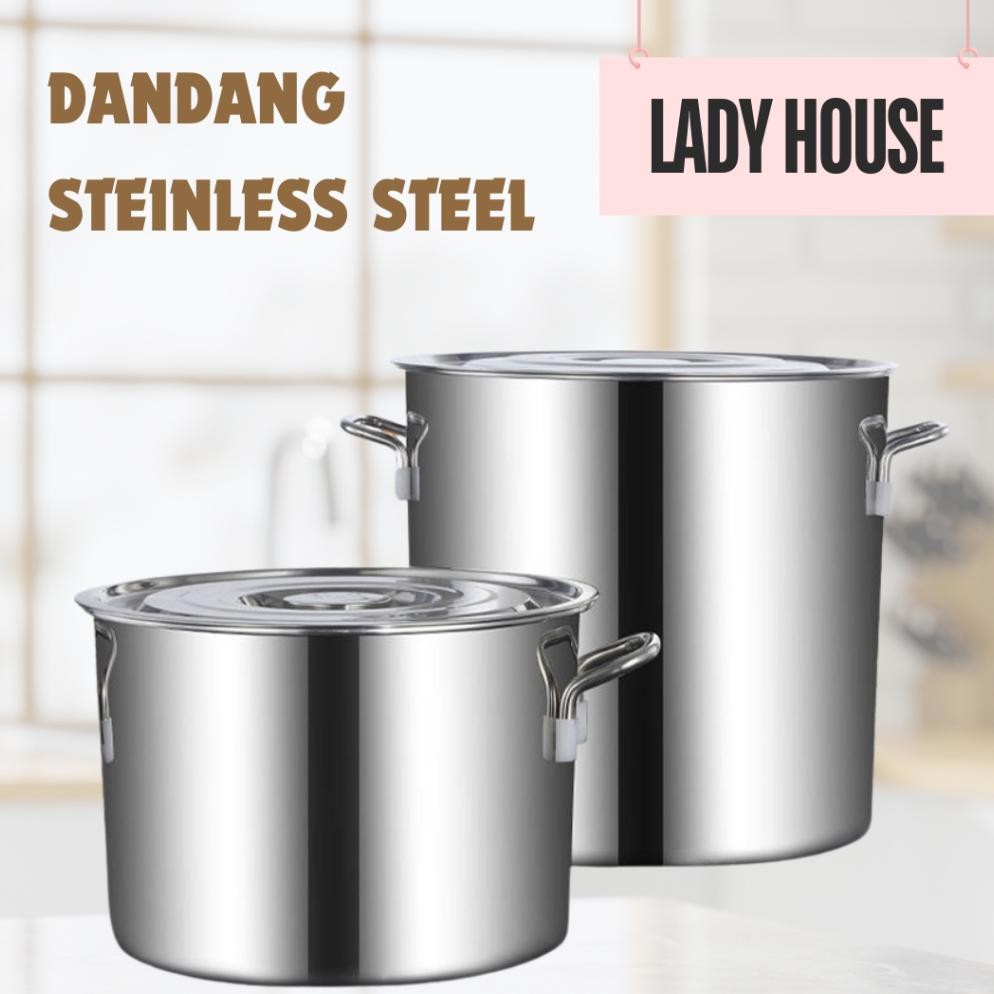 Panci Dandang Stainless Steel SUS304 Tebal Panci Bakso