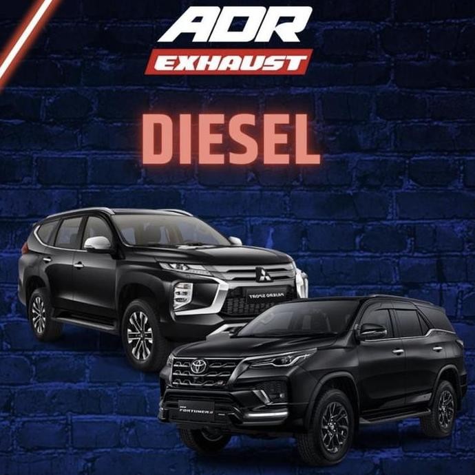 Paket Frontpipe, Muffler, Tailpipe ADR Fortuner/Innova 2GD