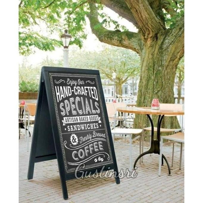 

PAPAN TULIS KAPUR 2 MUKA PAPAN BOARD KAYU PAPAN MENU CAFE DEKORASI PERNIKAHAN DEKORASI PESTA MAHAR9