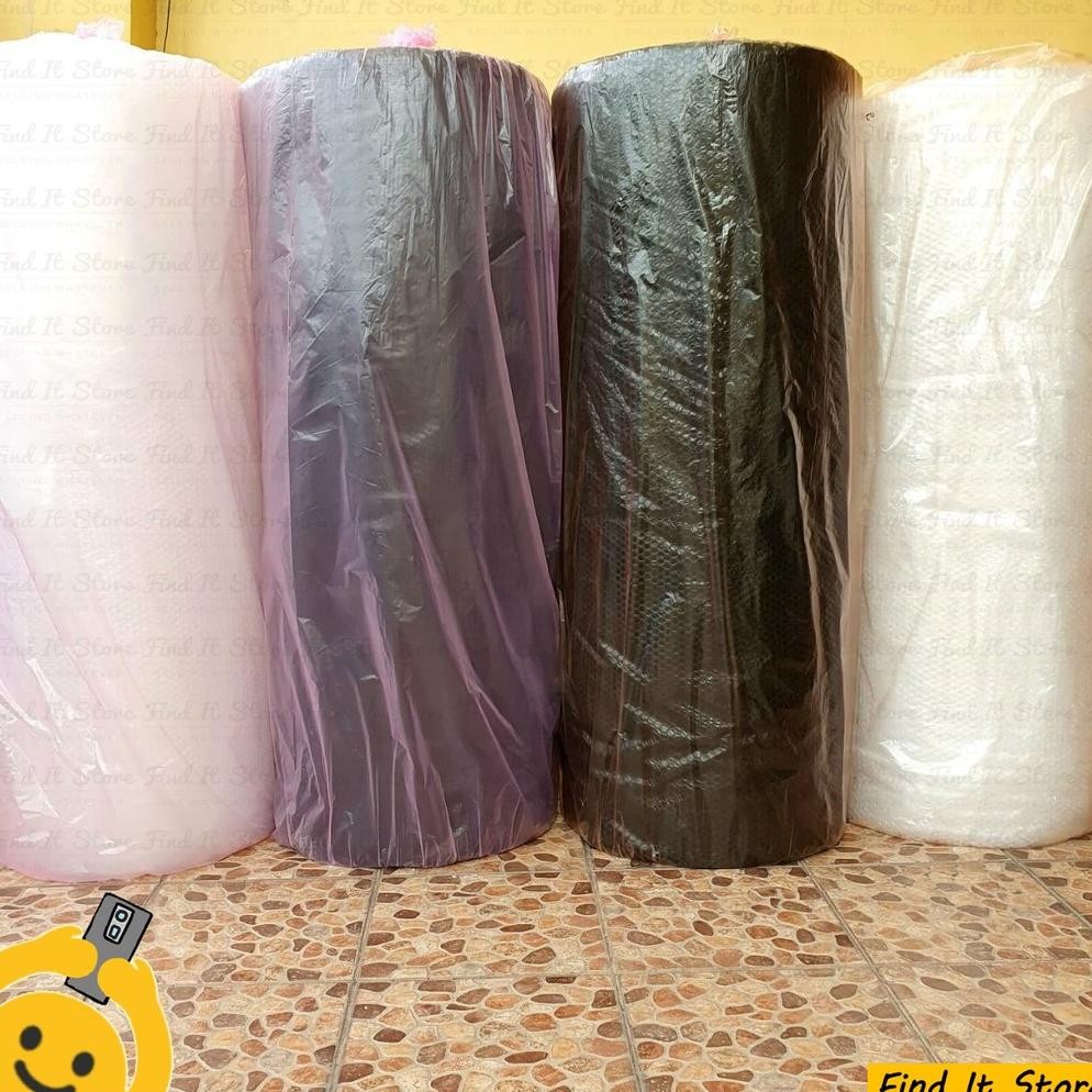 

Produk Baru!! Bubble Wrap Roll 50m x 125cm Hitam / Putih Berat 2.4KG / 3KG Packing Tebal
