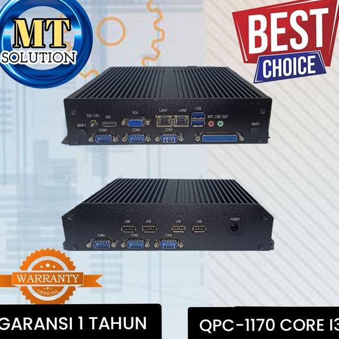 INDUSTRIAL MINI PC -6 COM RS232  -PRINTER PORT -Support WINDOWS XP