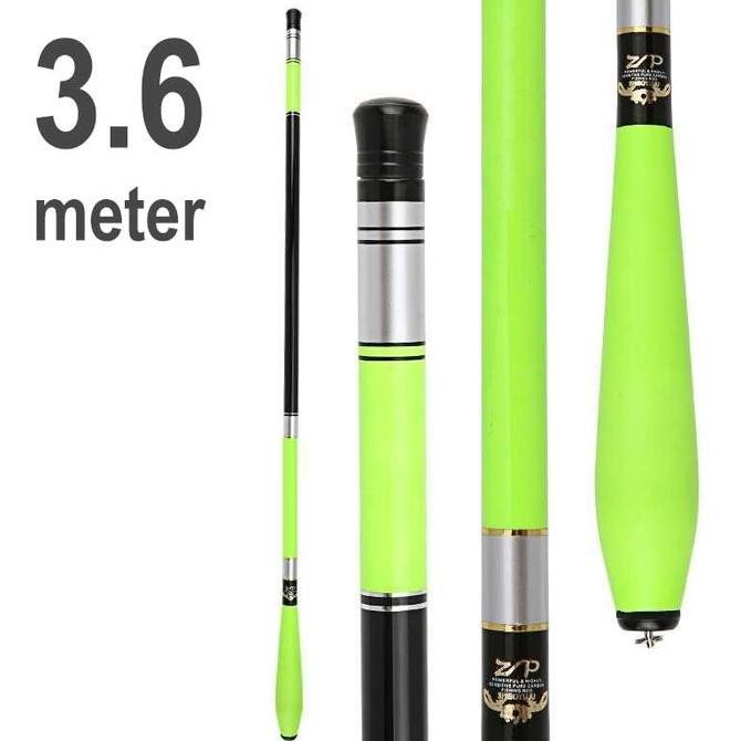 Tersedia Joran Tegek 3.6 Meter Pancing Rawa Telescopic Carbon Fiber