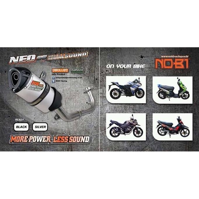 Knalpot Nobi / Nob1 Neo SS New Satria Fu 150 FI Injection / Injeksi