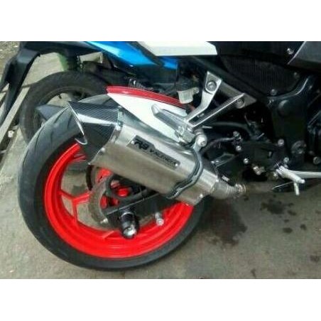 Knalpot Racing R9 Valencia Slip On Buat Ninja250 Fi,Z250,Ninja Mno Dll