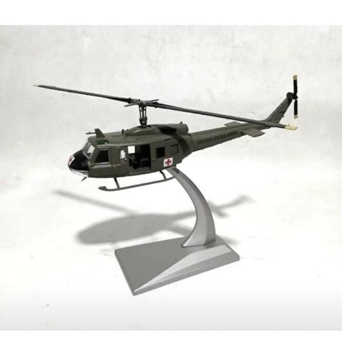 Diecast Helikopter Huey Uh-1H U.S Army Medical Scale 1/72