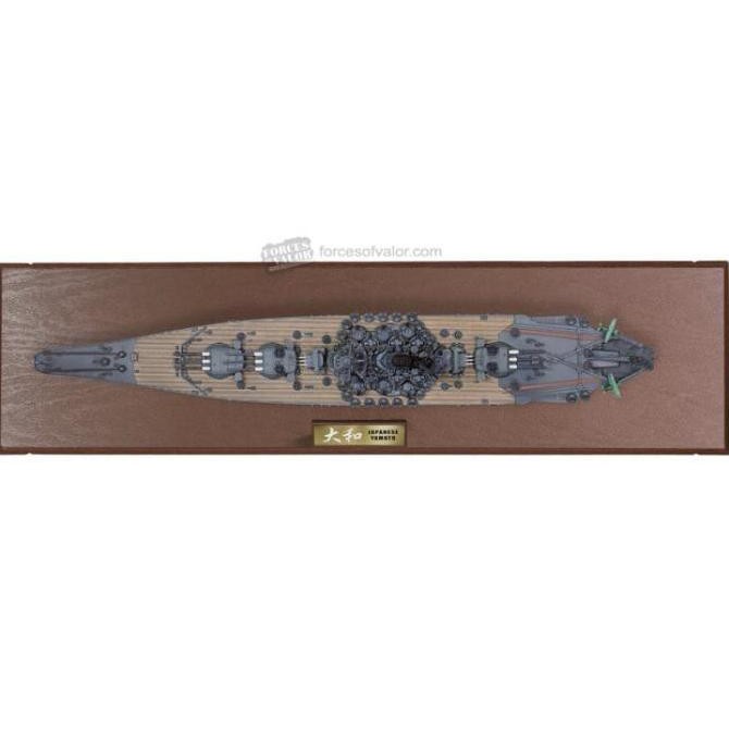 Diecast Kapal Perang Ijn Yamato Full Hull Ship Scale 1/700 By Fov