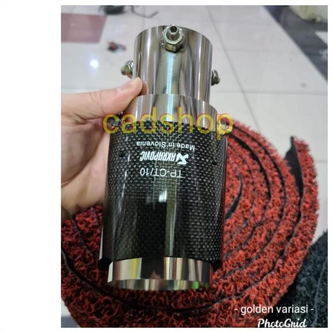 BUNTUT KNALPOT / MUFFLER CARBON TYPE CT-10 HONDA HRV