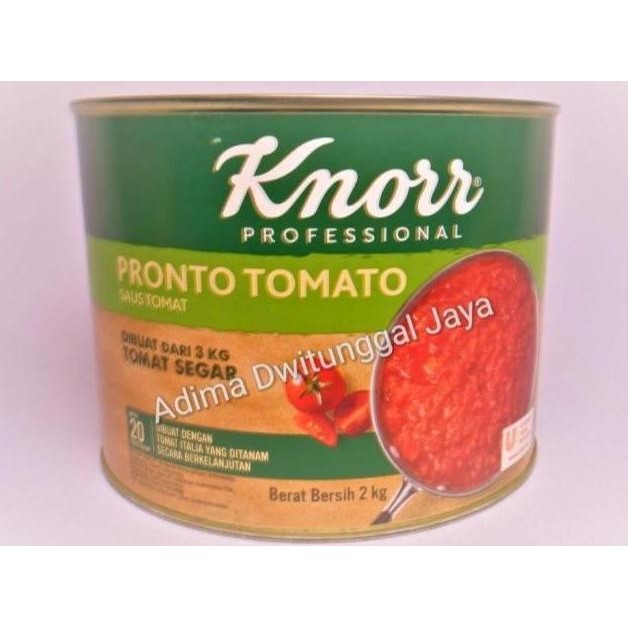 

Tomato Pronto Sauce Knorr 2 Kg / Saus Tomat Itali