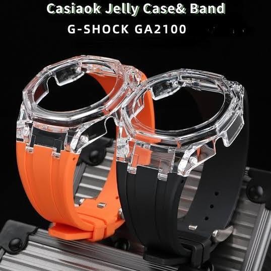 Bnb Bezel Strap Transparan G-Shock Ga-2100 Ga-2110 Ga-B2100 Casio Oak
