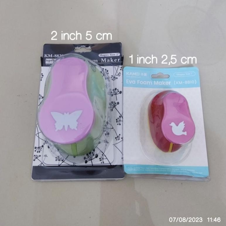 

Cod Size 2 Inch (5Cm) 1 Inch (2.5Cm) Craft Puncher Kids Diy Paper Cutter Embossing Tools Dg-78