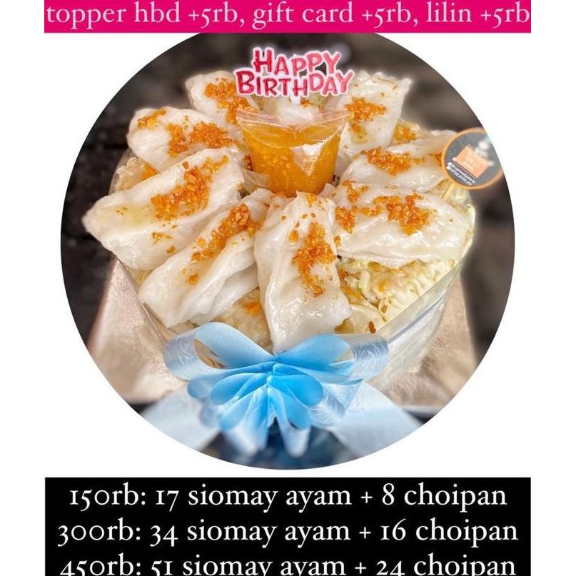 

Siomay Ayam Mix Choipan Tart