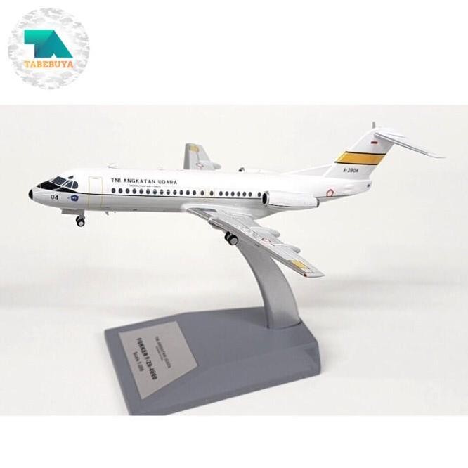 Diecast Pesawat Militer Fokker F28-4000 Tni Au Scale 1/200 By Mp4