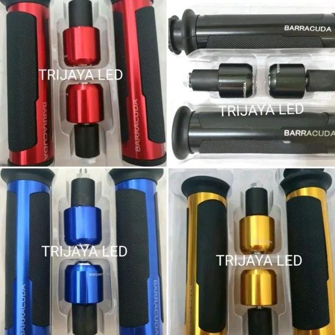 Handgrip CARBON ORI BARRACUDA Jalu Stang CNC Universal Italia Design Handfat Hand Grip Fat Handle Ha