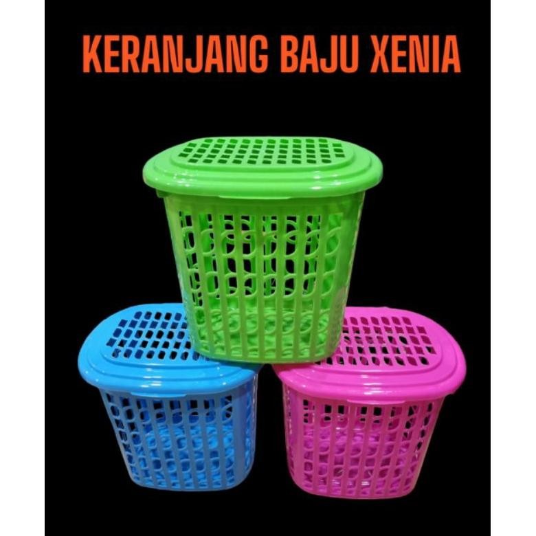 Keranjang Pakaian Xenia Kapasitas Besar Plastik Tebal