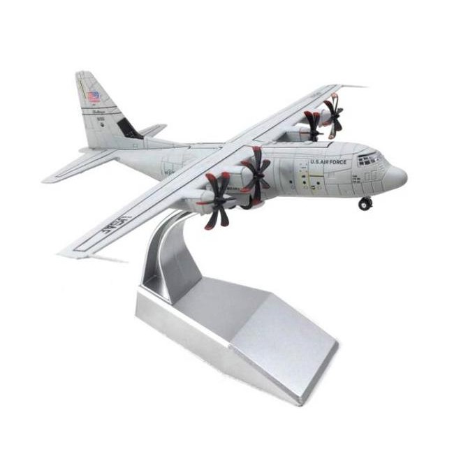 Diecast Pesawat Super Hercules C-130J Usaf Scale 1/200