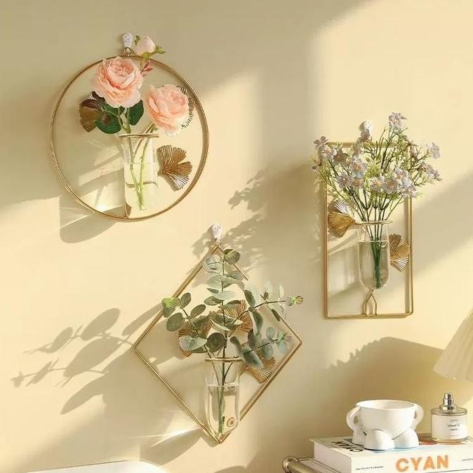 Hiasan Dinding Vas Bunga/Wall Flower Vase/Vas Bunga Tempel Dinding