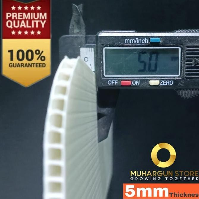 

baru Infraboard Impraboard 5mm 100 x 50 cm / 100x50 cm / 50x100 cm PP Board