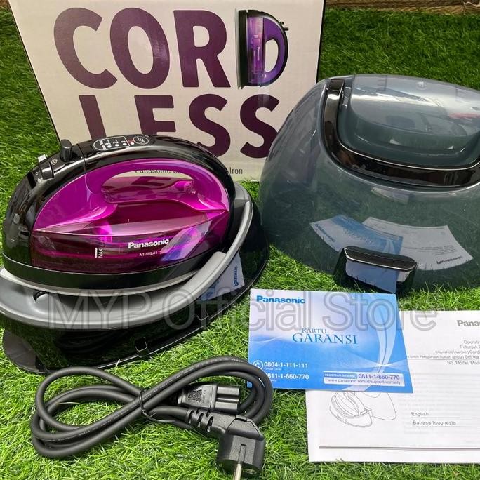 Setrika Uap Panasonic Tanpa Kabel Cordless Iron Ni-Wl41 Dan Ni-Wl31