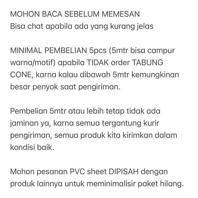 ready Supercon PVC sheet alas foto decosheet deco taco decon putih gloss abu