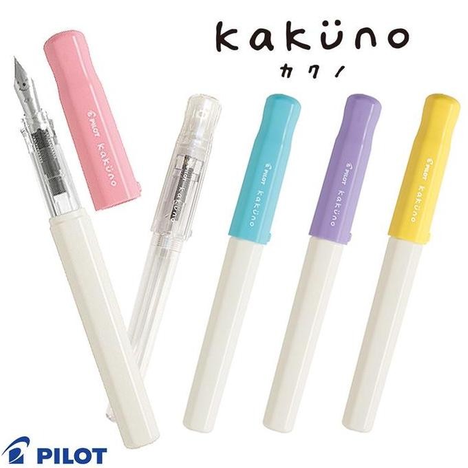 

Pilot Kakuno Fountain Pen Gel Ink Transparent Soft Colors Ef/F/M
