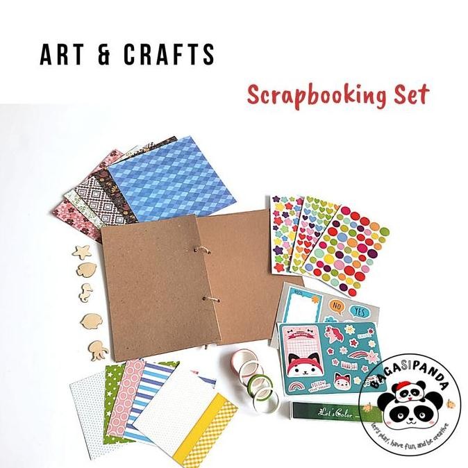 

baru Scrapbook Supplies Kit - Paket Scrapbook Aesthetic Design