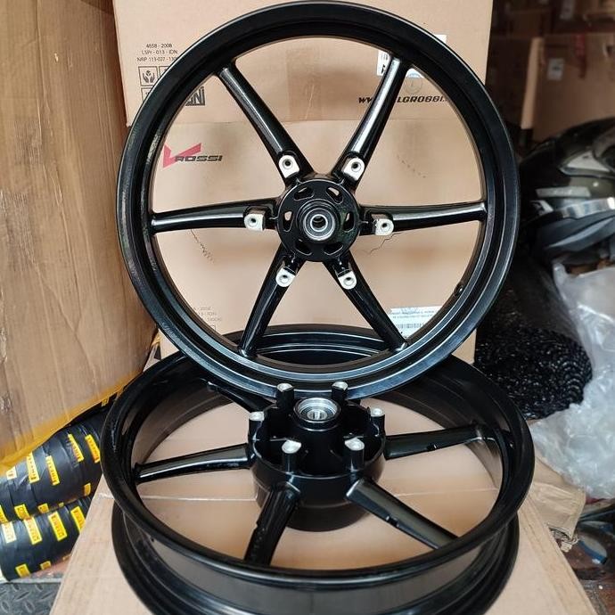 velg vrossi sanca Ninja 150 RR hitam velg Ninja RR tapak lebar