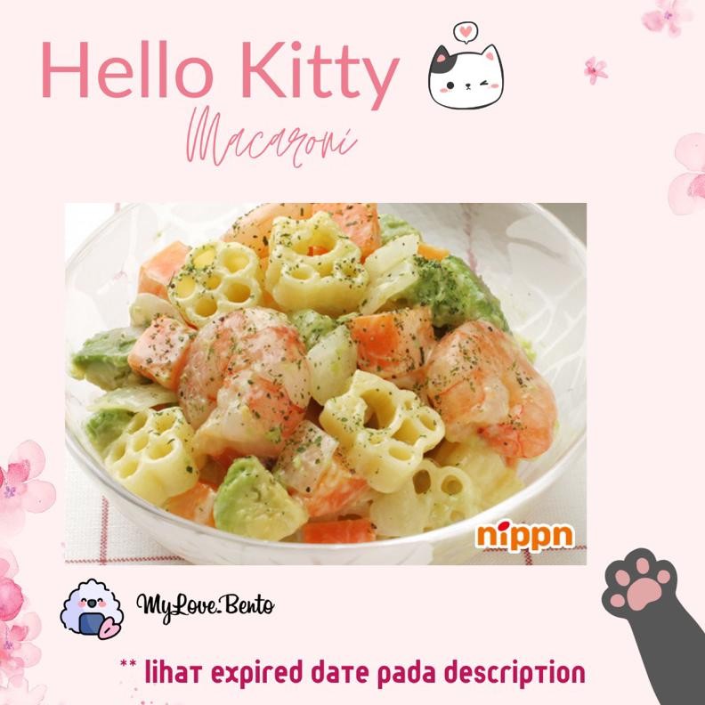 

ready Hello Kitty Macaroni 120 gram / Pasta Hello Kitty / Makaroni Jepang Nissin Seifun murah