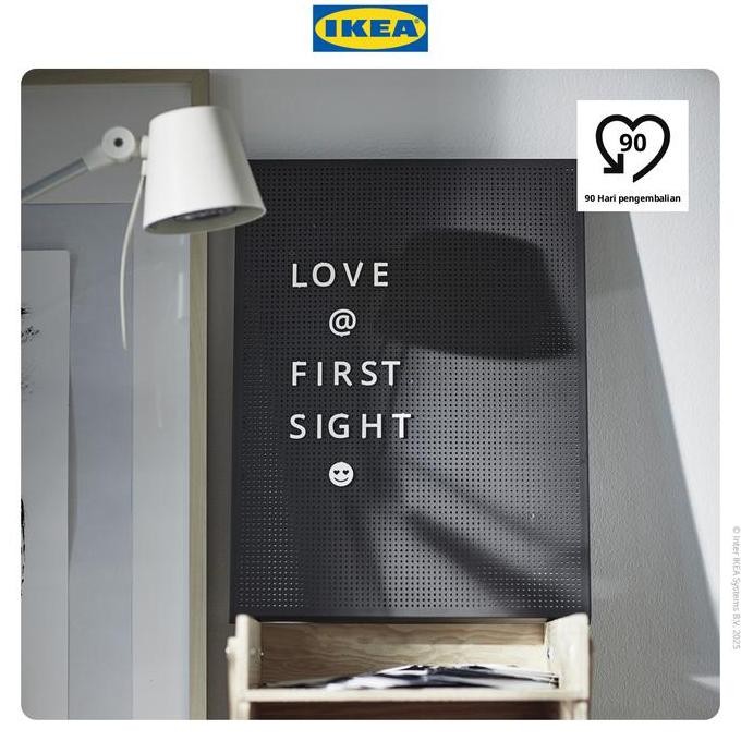 

Ikea Svenss Papan Memo Berlubang Dengan Huruf 30X40 Cm