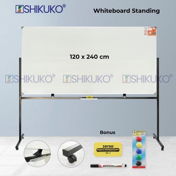 

Papan Tulis Standing - Whiteboard Magnet 120 X 240