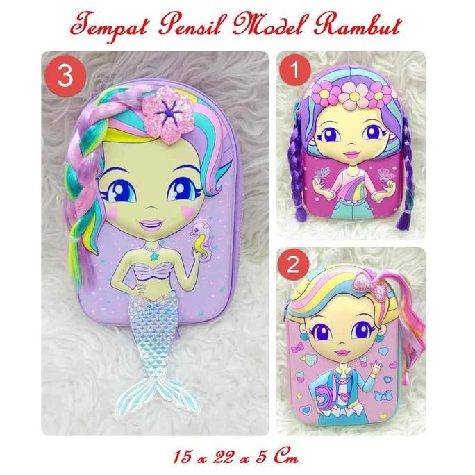 

Kotak Pensil Model Smiggle Mermaid / Hardcase Boxes Pencil Mermaid