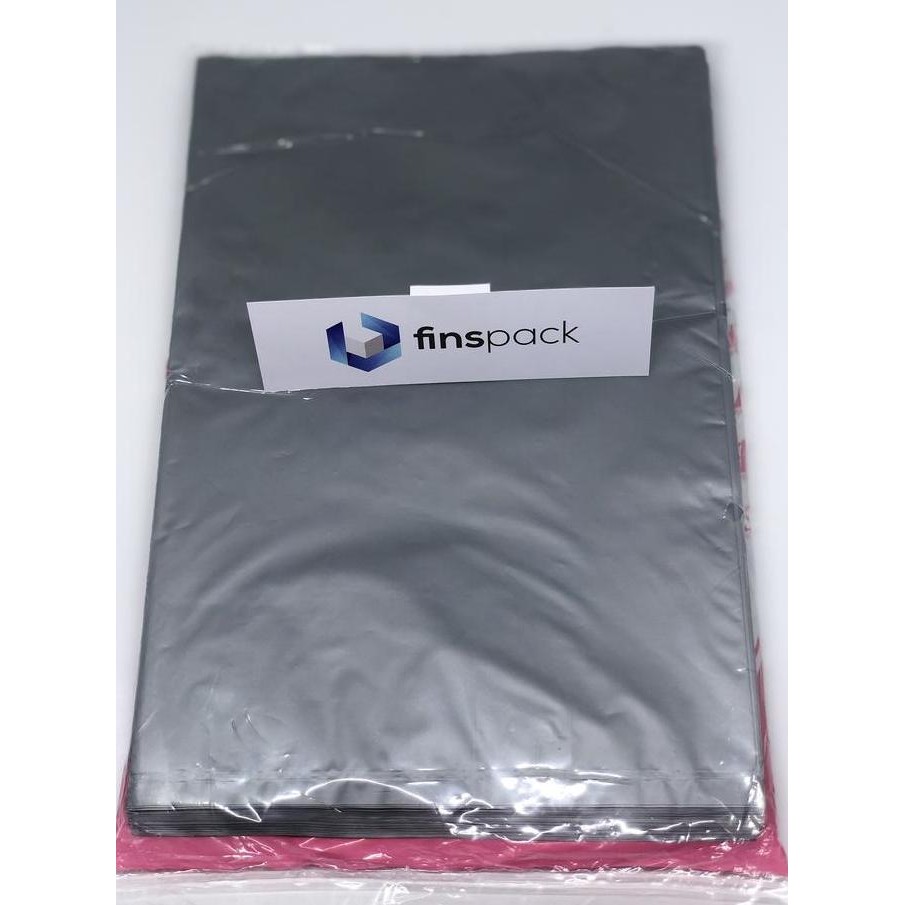 ready stock Plastik packing online HD rea 25 x 35 cm silver no plong