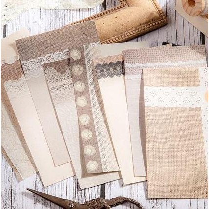 

baru Scrapbook Paper Pack 75x120mm - Lace Weaving Workshop Series (30pcs)