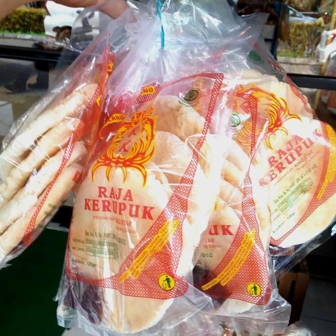 

Murah Raja Kerupuk Kemplang Bakar Isi 4Pis 1Bngks 1Ikat Isi 10Bngks