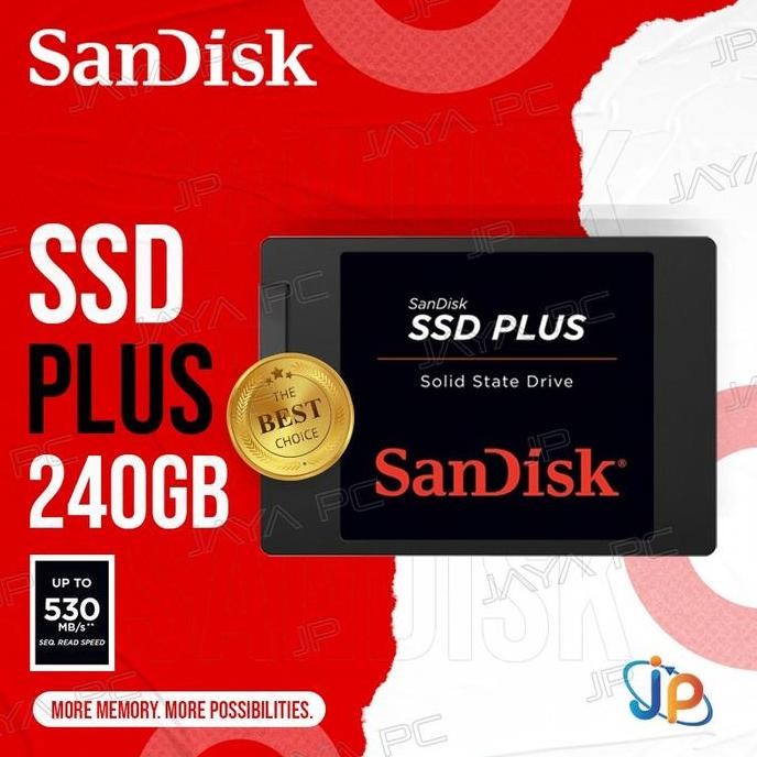Sandisk SSD Plus 240GB Sata 3 - Sandisk SSD 240 GB 2.5"