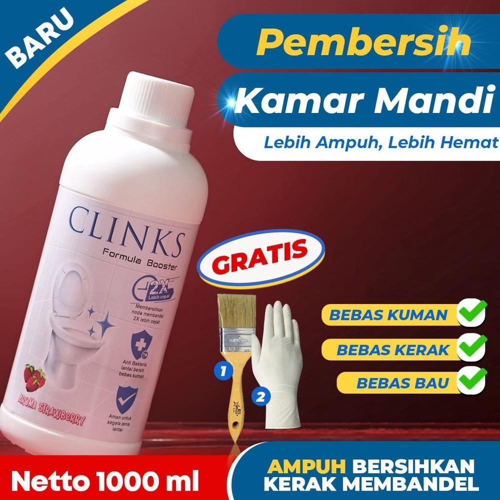 NEW Pembersih kerak kamar mandi ampuh CLink Booster