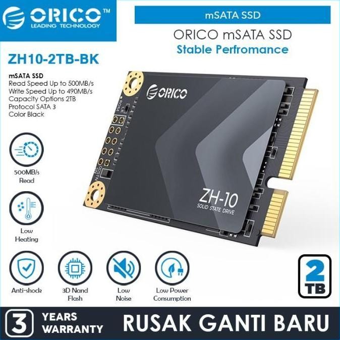 ORICO mSATA SSD 128GB/256GB/512GB/1TB/2TB - ZH10