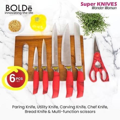 Super Knive Set Wonder Woman Bolde  Trend