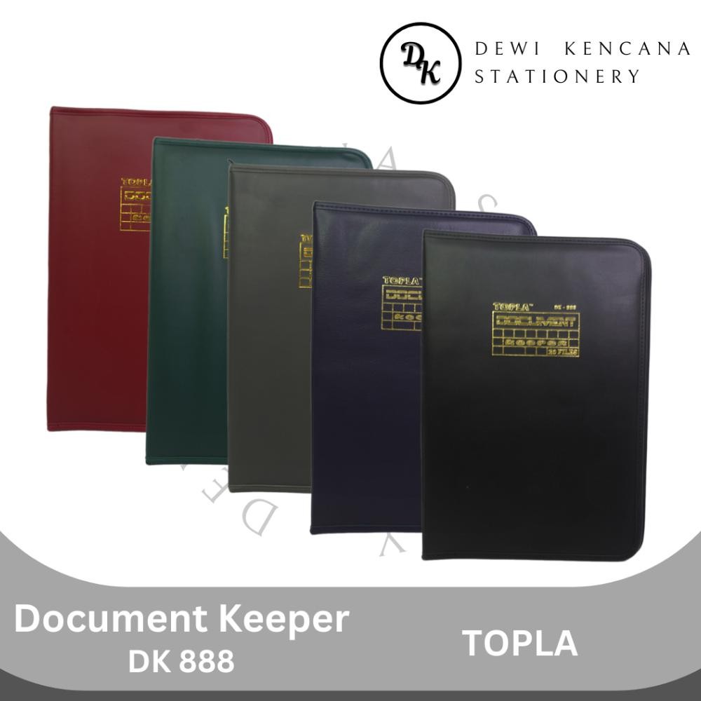 

Map Document Keeper F4 Folio Topla Resleting Warna Beragam