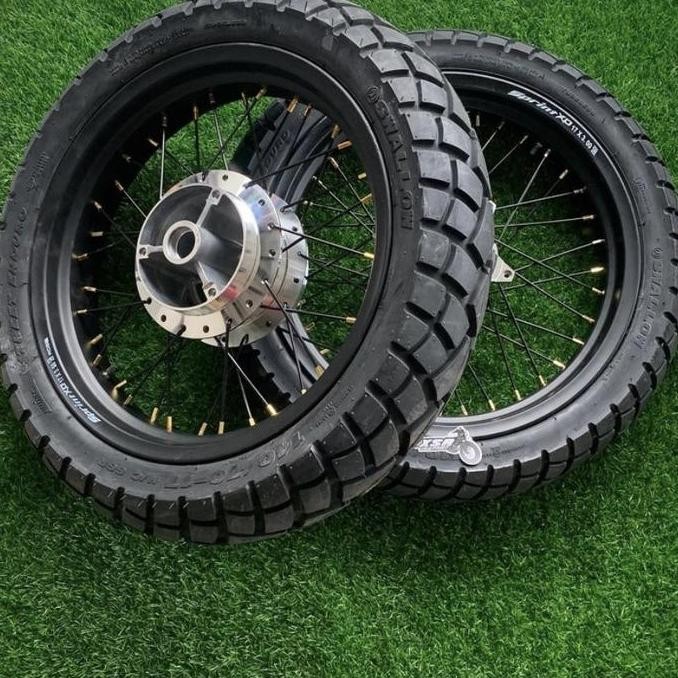 Velg Jari Jari + Ban Swallow Enduro XSR 155