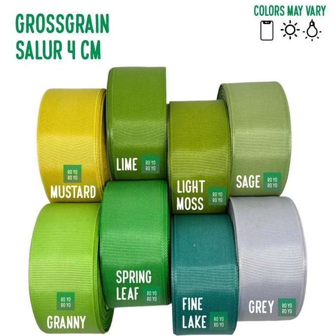 

ready stock GROSSGRAIN RIBBON | Pita Salur 4 cm