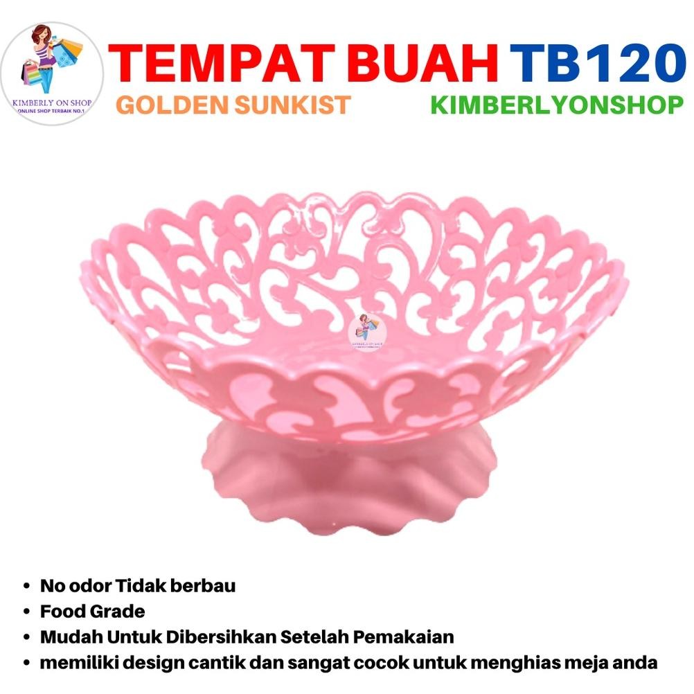 Tempat Buah Piring Buah Wadah Saji Buah Tb 120 Golden Sunkist Stok