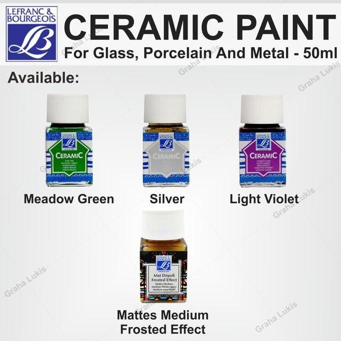 ready Lefranc & Bourgeois Ceramic Paint / Cat Keramik