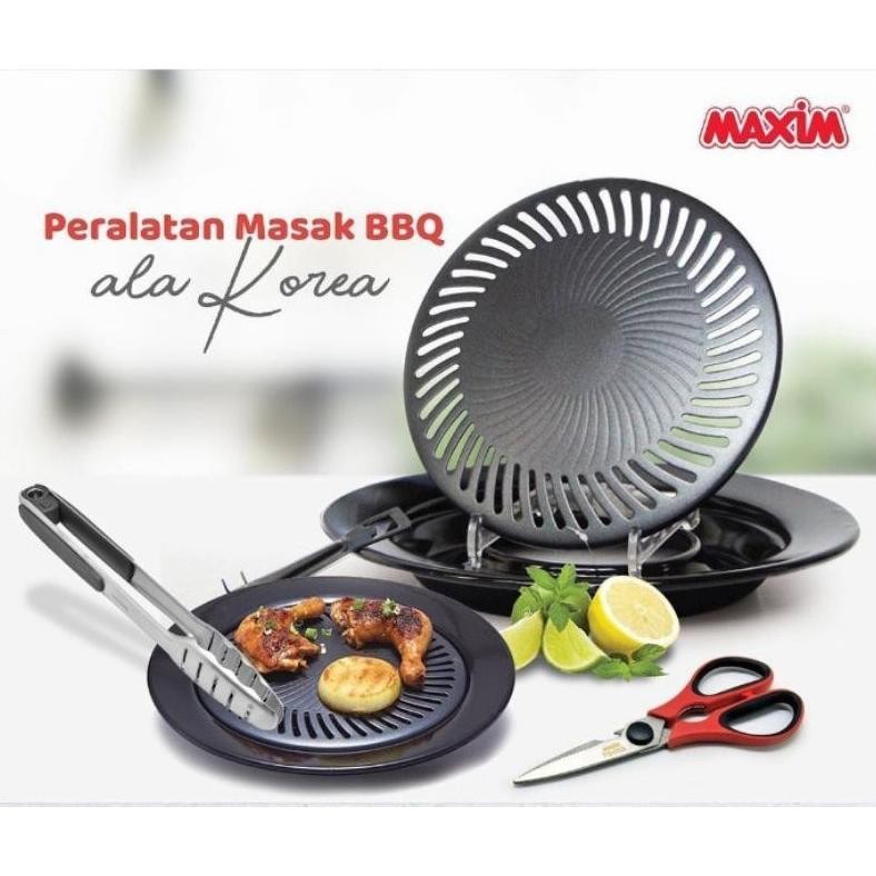 Ultra Grill 25Cm Wajan Panggangan Bbq Bahan Teflon 25 Cm Maspion Maxim Ready Stok